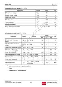 DTB114GCT116 Datasheet Page 2