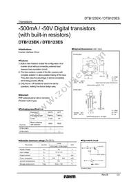 DTB123ESTP Datasheet Cover