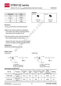 DTB513ZMT2L Datasheet Cover