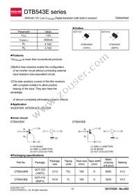 DTB543EMT2L Datasheet Cover