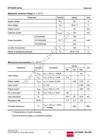 DTC024XMT2L Datasheet Page 2