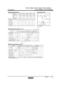 DTC114ESATP Datasheet Page 2