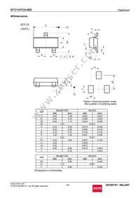 DTC114TCAHZGT116 Datasheet Page 4