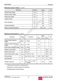 DTC114TCAT116 Datasheet Page 2