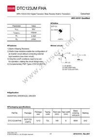 DTC123JMFHAT2L Datasheet Cover