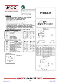 DTC124ECA-TP Datasheet Cover