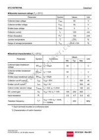 DTC143TMFHAT2L Datasheet Page 2