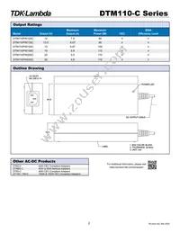 DTM110PW480C8 Datasheet Page 3