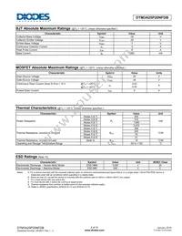 DTM3A25P20NFDB-7 Datasheet Page 2