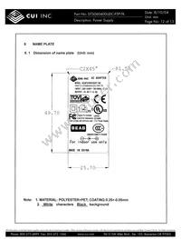 DTS060400UDC-P5P-TK Datasheet Page 12