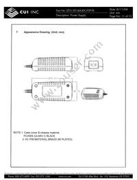 DTS150160UDC-P5P-TK Datasheet Page 11