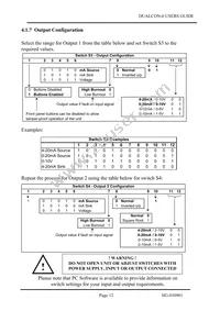 DUALCON-6 Datasheet Page 12