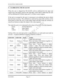 DUALCON-6 Datasheet Page 13