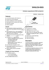 DVIULC6-4SC6 Datasheet Cover