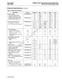 DW025ACL-M Datasheet Page 3