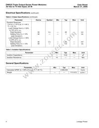 DW025ACL-M Datasheet Page 4