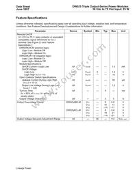 DW025ACL-M Datasheet Page 5