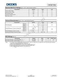 DXT2011P5Q-13 Datasheet Page 2