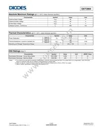 DXT3904-13 Datasheet Page 2