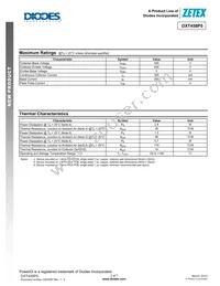 DXT458P5-13 Datasheet Page 2