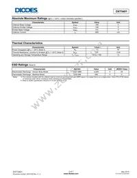 DXT5401-13 Datasheet Page 2