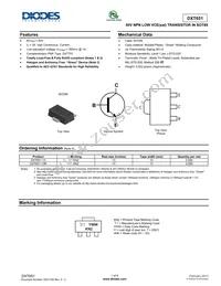 DXT651-13 Datasheet Cover