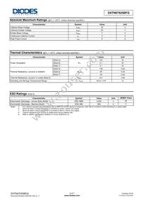 DXTN07025BFG-7 Datasheet Page 2