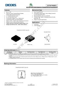 DXTN07060BFG-7 Datasheet Cover