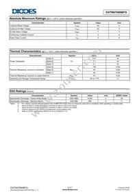 DXTN07060BFG-7 Datasheet Page 2