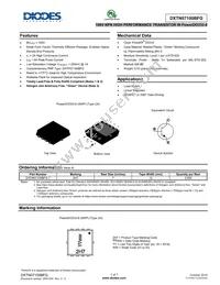 DXTN07100BFG-7 Datasheet Cover