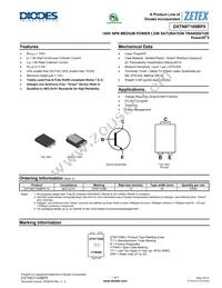 DXTN07100BP5-13 Datasheet Cover