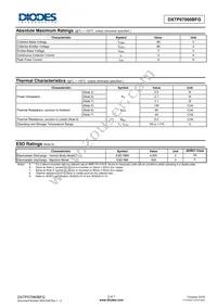 DXTP07060BFG-7 Datasheet Page 2