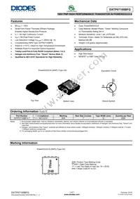 DXTP07100BFG-7 Datasheet Cover