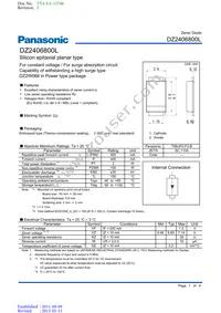 DZ2406800L Datasheet Cover