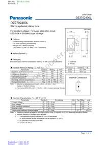 DZ2702400L Datasheet Cover