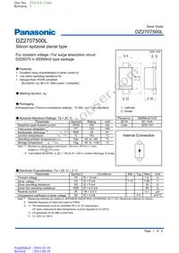 DZ2707500L Datasheet Cover