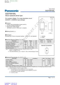 DZ2709100L Datasheet Cover