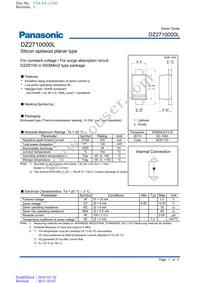 DZ2710000L Datasheet Cover