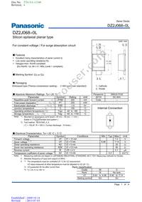 DZ2J06800L Datasheet Cover