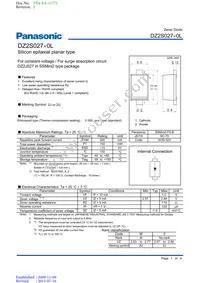DZ2S027M0L Datasheet Cover