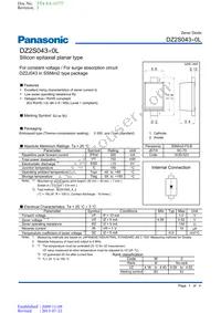 DZ2S043M0L Datasheet Cover