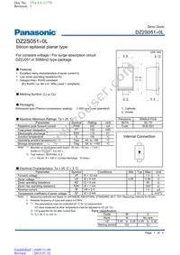 DZ2S05100L Datasheet Cover