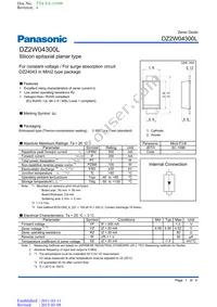 DZ2W04300L Datasheet Cover