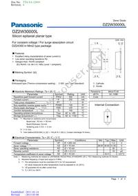 DZ2W30000L Datasheet Cover