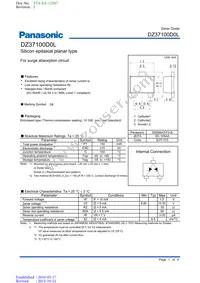 DZ37100D0L Datasheet Cover