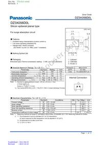 DZ3X056D0L Datasheet Cover