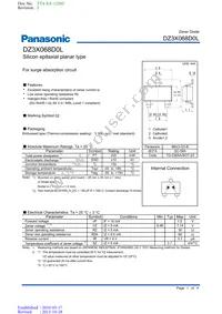 DZ3X068D0L Datasheet Cover