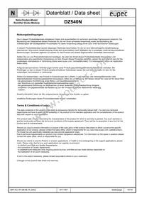 DZ540N26KS01HPSA1 Datasheet Page 10