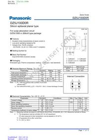 DZ5J100D0R Datasheet Cover