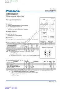 DZ5X082D0R Datasheet Cover